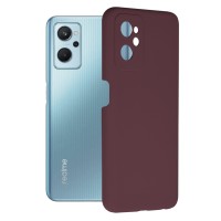 Techsuit Color Silicone Back Cover voor Realme 9i / Oppo A76/A96 - Paars