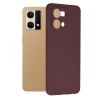 Techsuit Color Silicone Back Cover voor Oppo Reno7 - Paars