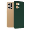 Techsuit Color Silicone Back Cover voor Oppo Reno7 - Groen