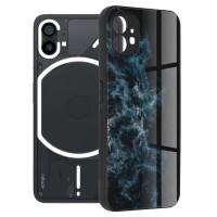 Techsuit Glaze Back Cover voor Nothing Phone (1) - Blue Nebula