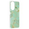 Techsuit Marble Back Cover voor HONOR X7 - Green Hex