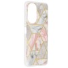 Techsuit Marble Back Cover voor HONOR X7 - Pink Hex