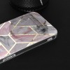 Techsuit Marble Back Cover voor HONOR X7 - Pink Hex