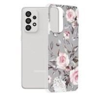 Techsuit Marble Back Cover voor Samsung Galaxy A33 - Bloom of Ruth Gray