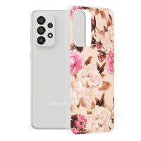 Techsuit Marble Back Cover voor Samsung Galaxy A33 - Mary Berry Nude