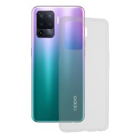 Techsuit Clear Silicone Back Cover voor Oppo Reno5 Lite - Transparant