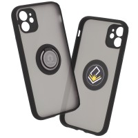 Techsuit Glinth Back Cover voor Apple iPhone 11 - Zwart
