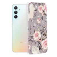 Techsuit Marble Back Cover voor Samsung Galaxy A34 - Bloom of Ruth Gray