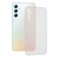 Techsuit Clear Silicone Back Cover voor Samsung Galaxy A34 - Transparant
