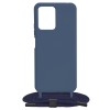Techsuit Crossbody Lanyard Back Cover voor Xiaomi Poco X5 / Redmi Note 12 5G - Blauw