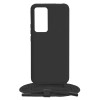 Techsuit Crossbody Lanyard Back Cover voor Xiaomi 12T / 12T Pro - Zwart