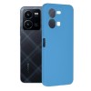 Techsuit Color Silicone Back Cover voor Vivo Y35 - Blauw