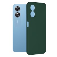 Techsuit Color Silicone Back Cover voor Oppo A17 - Groen