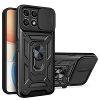 Techsuit Camshield Back Cover voor HONOR X8a - Zwart