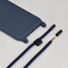 Techsuit Crossbody Lanyard Back Cover voor Xiaomi 12T / 12T Pro - Blauw