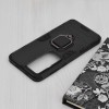 Techsuit Shield Silicone Back Cover voor Huawei P60 Pro - Zwart