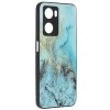 Techsuit Glaze Back Cover voor Oppo A57 4G/A57s / OnePlus Nord N20 SE - Blue Ocean