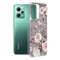 Techsuit Marble Back Cover voor Xiaomi Poco X5 / Redmi Note 12 5G - Bloom of Ruth Gray