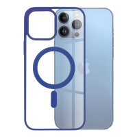 Techsuit MagSafe Pro Back Cover voor Apple iPhone 13 Pro Max - Blauw