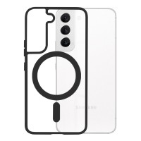 Techsuit MagSafe Pro Back Cover voor Samsung Galaxy S22 - Zwart