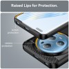 Techsuit Carbon Silicone Back Cover voor HONOR Magic5 Pro - Zwart
