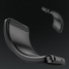 Techsuit Carbon Silicone Back Cover voor Motorola Edge 40 Pro - Zwart