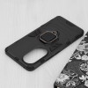 Techsuit Shield Silicone Back Cover voor HONOR 90 - Zwart