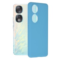 Techsuit Color Silicone Back Cover voor HONOR 90 - Blauw