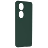 Techsuit Color Silicone Back Cover voor HONOR 90 - Groen
