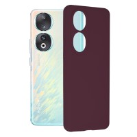 Techsuit Color Silicone Back Cover voor HONOR 90 - Paars