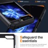 Techsuit Hybrid Armor Kickstand Back Cover voor Samsung Galaxy Z Flip 5 - Zwart