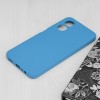 Techsuit Color Silicone Back Cover voor Oppo A17 - Blauw