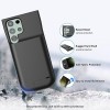 Techsuit Power Pro Battery Case 6000 mAh voor Samsung Galaxy S23 Ultra - Zwart
