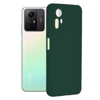 Techsuit Color Silicone Back Cover voor Xiaomi Redmi Note 12S - Groen