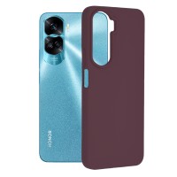 Techsuit Color Silicone Back Cover voor HONOR 90 Lite - Paars