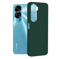 Techsuit Color Silicone Back Cover voor HONOR 90 Lite - Groen
