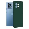Techsuit Color Silicone Back Cover voor Motorola Edge 40 Pro - Groen