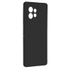 Techsuit Black Silicone Back Cover voor Motorola Edge 40 Pro - Zwart