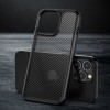 Techsuit Carbon Fuse Back Cover voor Apple iPhone 15 Pro Max - Zwart