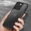 Techsuit Carbon Fuse Back Cover voor Apple iPhone 15 - Zwart