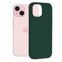 Techsuit Color Silicone Back Cover voor Apple iPhone 15 - Groen