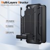 Techsuit Hybrid Armor Kickstand Back Cover voor Samsung Galaxy S23 FE - Groen