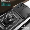 Techsuit Camshield Back Cover voor Nokia G22 - Zwart