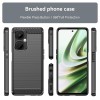 Techsuit Carbon Silicone Back Cover voor OnePlus Nord CE 3 Lite - Zwart