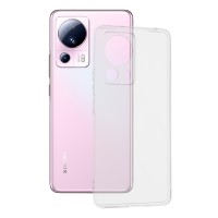 Techsuit Clear Silicone Back Cover voor Xiaomi 13 Lite - Transparant