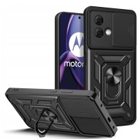 Techsuit Camshield Back Cover voor Motorola Moto G84 - Zwart