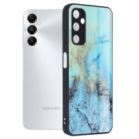 Techsuit Glaze Back Cover voor Samsung Galaxy A05s - Blue Ocean