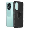 Techsuit Shield Silicone Back Cover voor Oppo A58 4G - Zwart
