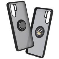 Techsuit Glinth Back Cover voor Huawei P30 Pro / P30 Pro New Edition - Zwart