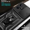 Techsuit Camshield Back Cover voor Xiaomi Redmi Note 13 Pro 5G / Xiaomi Poco X6 - Zwart